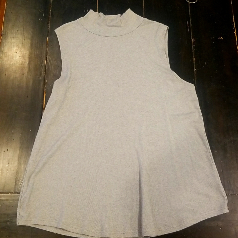 Women's Sleeveless Mock Turtleneck 2X